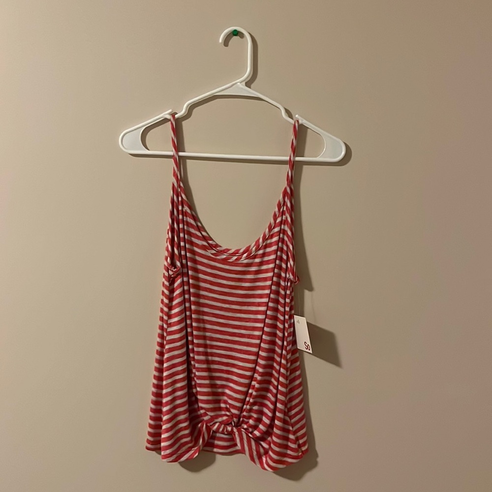 NWT Junior’s M Striped Tank Top
